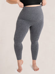 All-Day High-Waisted Shaping Leggings Heather Gray Colorway Front View