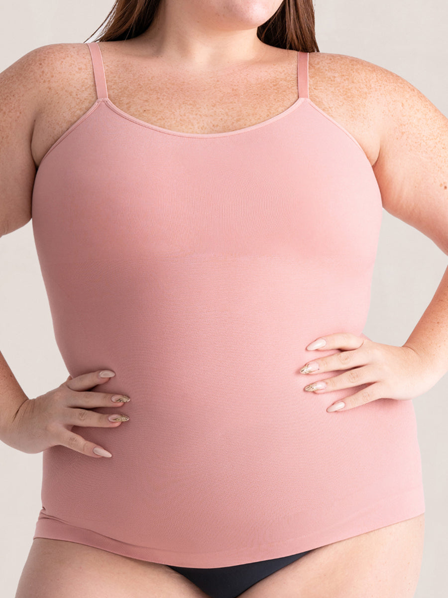Soft dusty rose sculpting camisole everyday lounge and shapewear