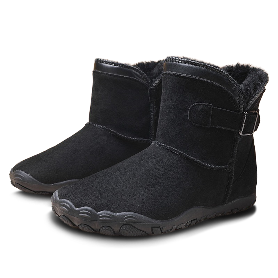 NordicSnug Waterproof Winter Boots color options Brown Black Light Gray Coffee Cream