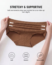 High-Waist Seamless Leopard Tummy Control Brief 6-Pack