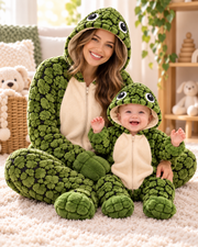 AquaCuddle wearable turtle onesie gift packaging and ready-to-snuggle presentation