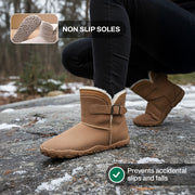 NordicSnug Winter Boots ultra flexible 4mm zero-drop sole bending effortlessly for natural foot movement